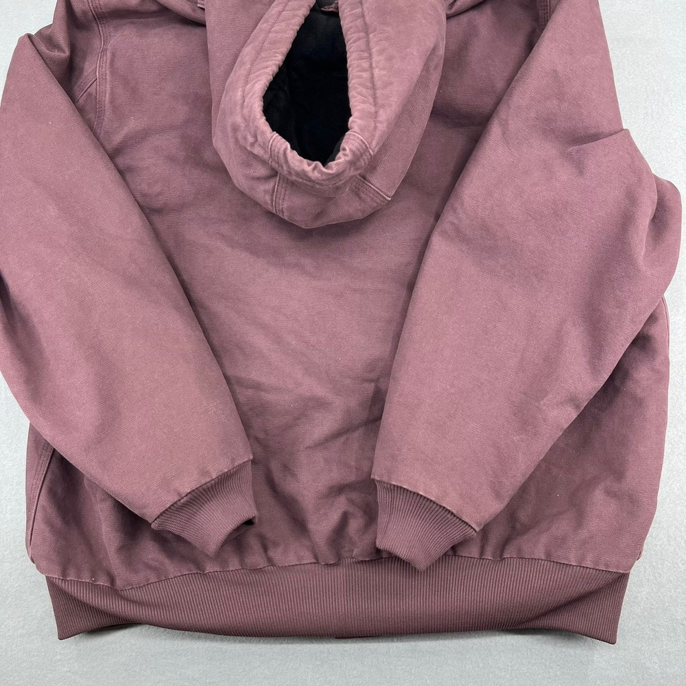 Carhartt WJ130 DPM Sandstone Hooded Jacket Plum Nationwide Womens XXL 20 - Picture 14 of 15